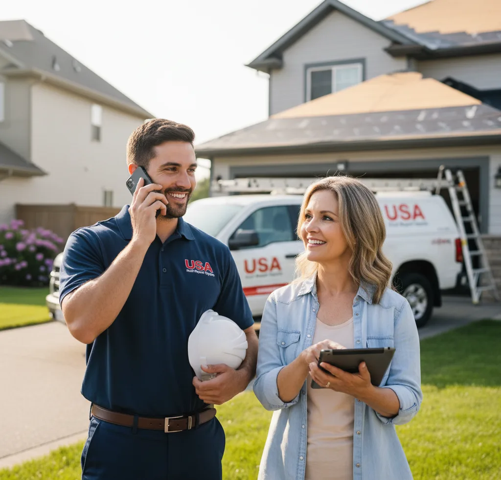USA Roof Repair Experts customer support in Kyle